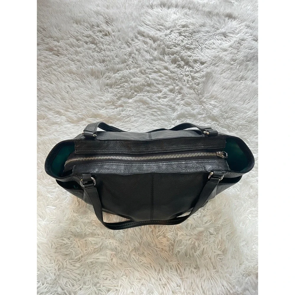 Coach Park Carrie Pebbled Leather Tote Bag